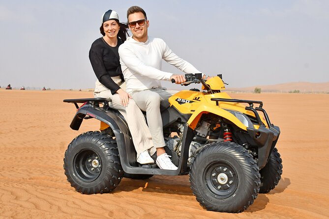 Experience Dubai Best Red Dune Evening Desert Safari BBQ Dinner - Belly dancing, Tanoura, and fire
