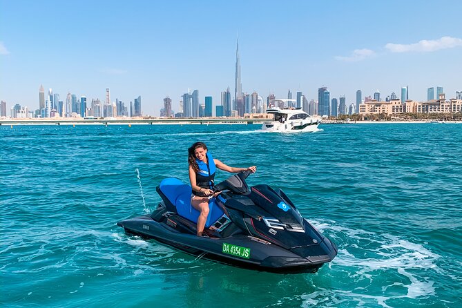 Fastest Jet Ski with Dubai Skyline, Burj Al Arab Views and Juice - The briefing comes before the fun