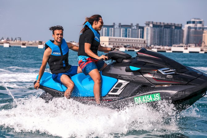 Fastest Jet Ski with Dubai Skyline, Burj Al Arab Views and Juice - Who will enjoy this most?
