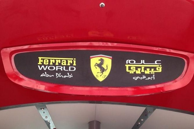 Ferrari World Abu Dhabi Admission Tickets (optional) - The indoor setting has limits