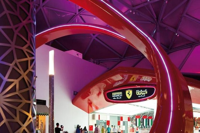 Ferrari World Abu Dhabi Admission Tickets (optional) - Planning a six to eight-hour day