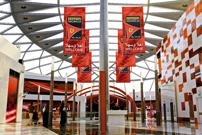 Ferrari world & Warner bros. parks with transfer from Dubai - Ferrari World: five hours under the red roof