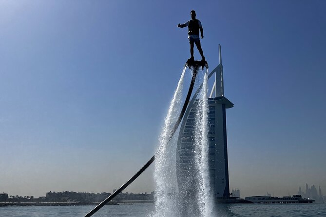 Flyboard Experience in Dubai - 30min - The Burj Al Arab view and the shore-side audience