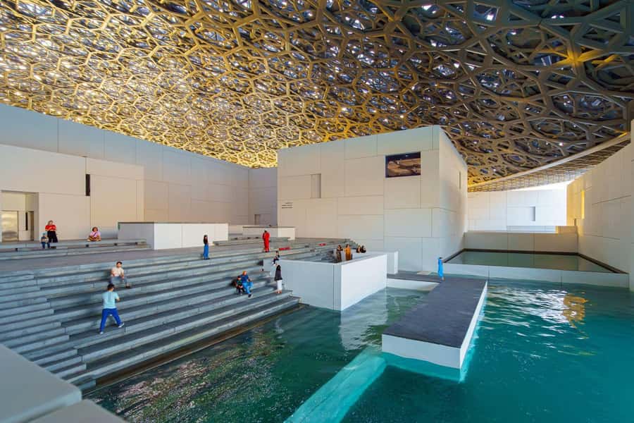 From Dubai: Abu Dhabi Grand Mosque & Louvre Museum Full-Day - The Dubai pickup and drive south