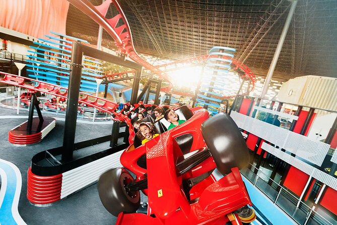 From Dubai: Sheikh Zayed Mosque and Ferrari World Entry Ticket - From Dubai to Abu Dhabi in one practical day