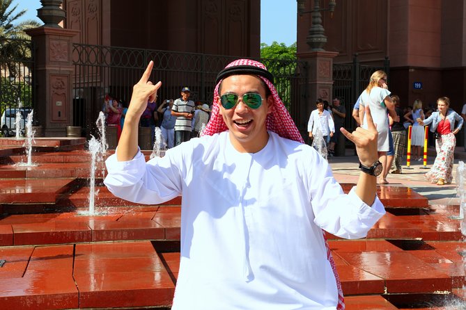 From Dubai To Abu Dhabi: Royal Palace, Grand Mosque &Etihad Tower - Etihad Tower and the Emirates Palace photo stop