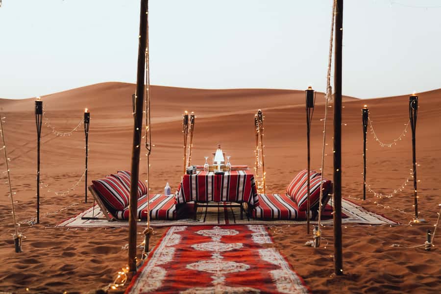 From Dubai: Zerzura Buggy Experience + Private Dinner - Fossil Rock adds a sense of time