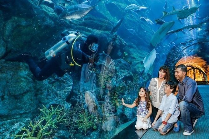Full Day Dubai City Tour: Burj Khalifa & Underwater Zoo Ticket - Souk Madinat, Jumeirah Beach, and Burj Al Arab