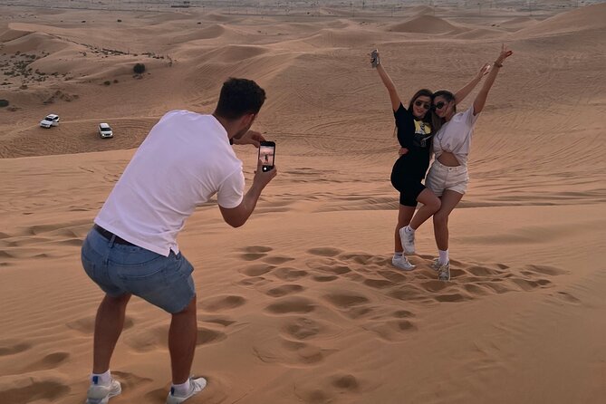 Full Day Liwa Desert Sunset Safari Tour with Lunch at Oasis - Meeting the camels at the farm