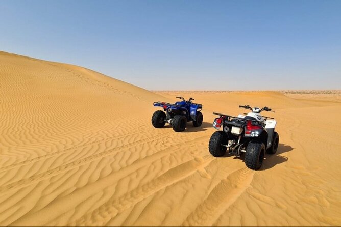 Guided Desert Safari with Dinner and Quad Biking in Dubai - A 30-minute guided quad-bike ride across the dunes
