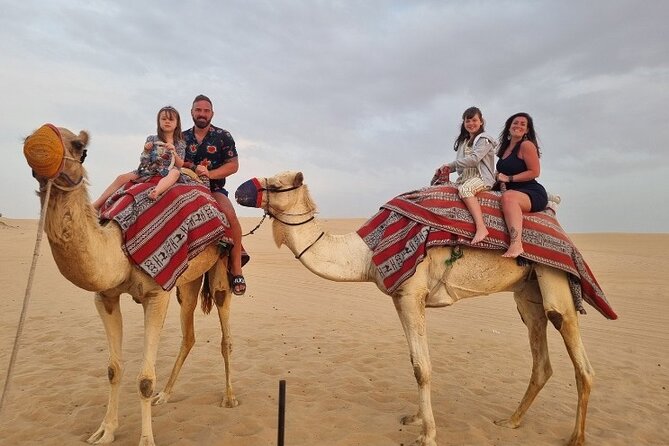 Guided Desert Safari with Dinner and Quad Biking in Dubai - 4x4 dune driving on Lahbab’s high red sand