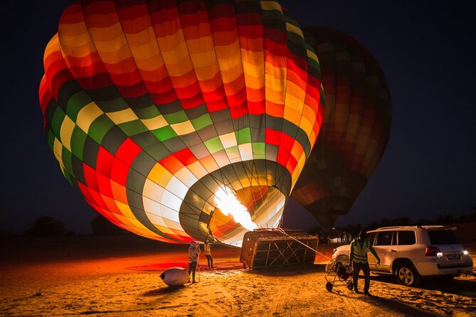 Hot Air Balloon Ride Over Dubai Desert inlcuding Transfers - The balloon flight above the Dubai desert