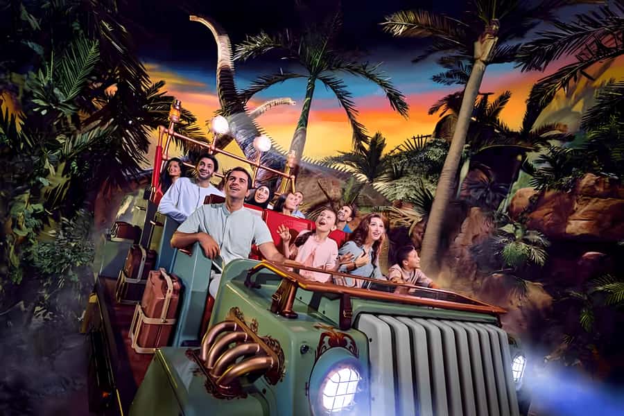 IMG Worlds of Adventure Entry Ticket with Hotel Transfers - Arriving at IMG Worlds of Adventure