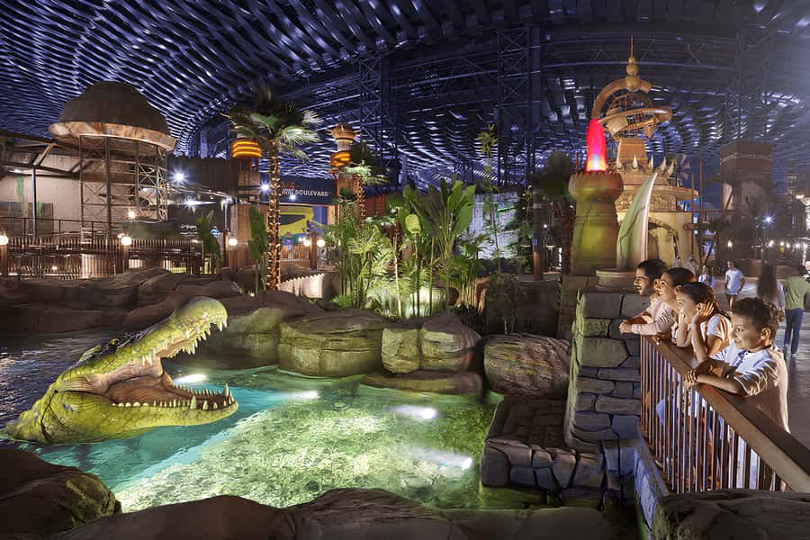 IMG Worlds of Adventure Entry Ticket with Hotel Transfers - Themed Worlds, Characters, and Indoor Attractions