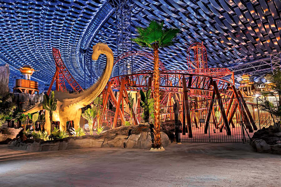 IMG Worlds of Adventure Entry Ticket with Hotel Transfers - Rides for Children, Families, and Teenagers