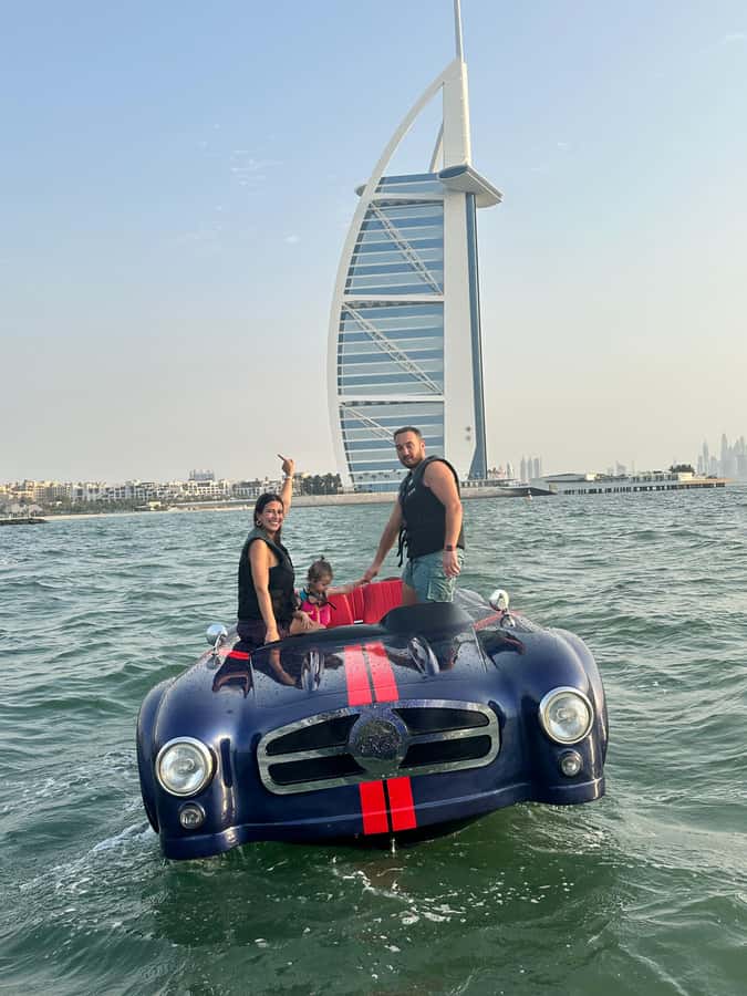 Jet Car: Squad Goals, 4 Seats. 1 Epic Ride Dubai - Seeing Dubai’s coast from the Jet Car