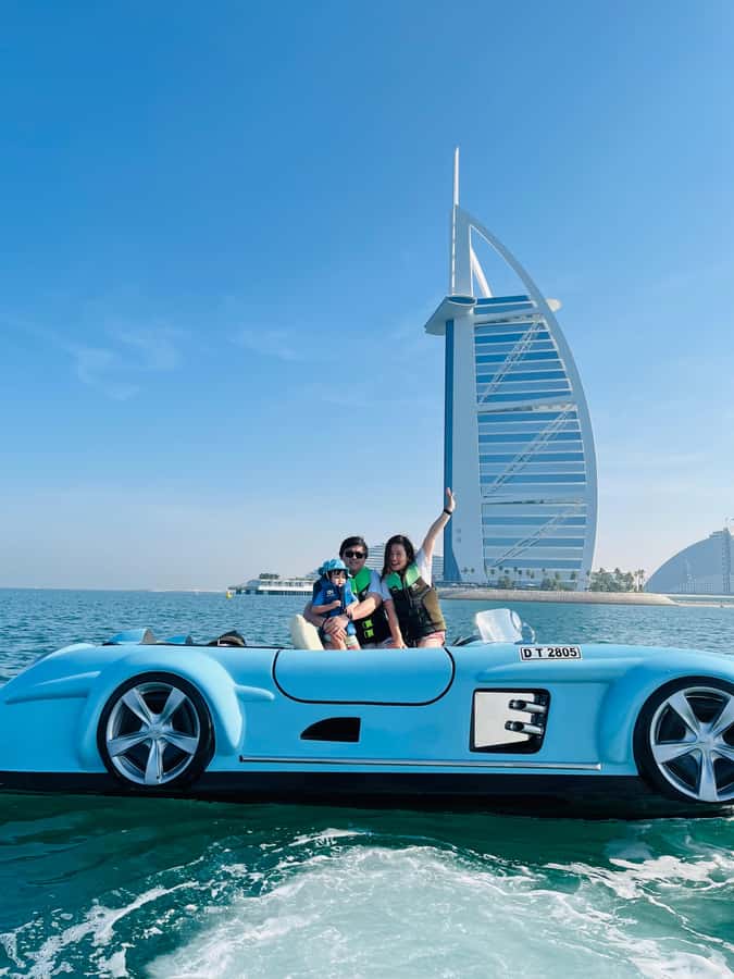 Jet Car: Squad Goals, 4 Seats. 1 Epic Ride Dubai - Choosing between 20, 30, and 60 minutes