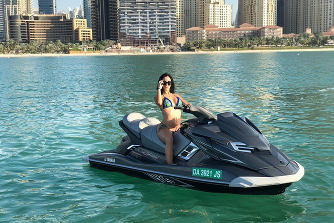 Jet ski Dubai 30 minute Guided Sightseeing Tour - What $90.36 gets you