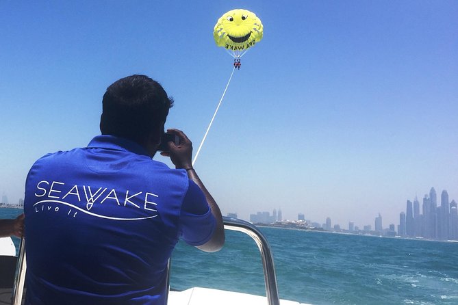 Jumeirah Beach Parasailing Experience in Dubai - Crew support and the first-time experience