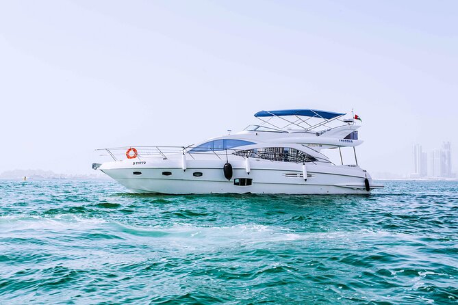 Luxury Yacht Dubai - Book 56 ft Yacht Cruise up to 24 people - Burj Al Arab is best seen from offshore
