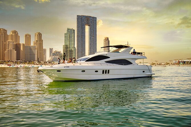 Majesty 77ft Diamond Dust — Dubai's best yacht rental - What the Majesty 77 offers onboard