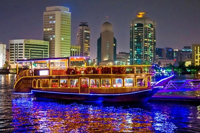 Marina Dhowe Cruise Dinner with Private Transfers - Tanura Dancing and Arabic Music