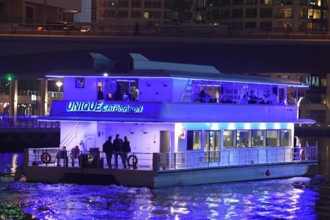 Marina Dhowe Cruise Dinner with Private Transfers - What the Marina Looks Like After Dark
