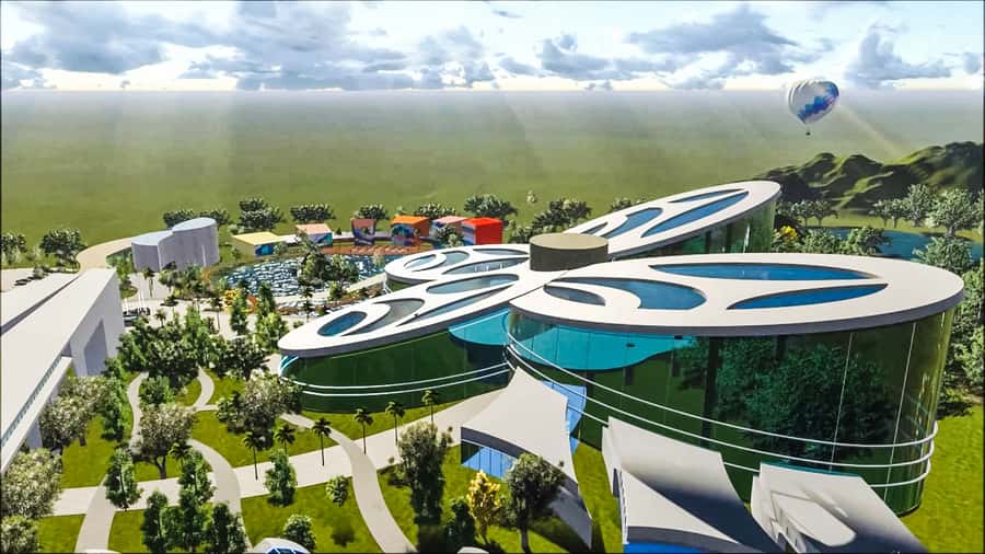 Miracle Flora & Fauna Marvels at Miracle Garden - The five-minute walk between the gardens
