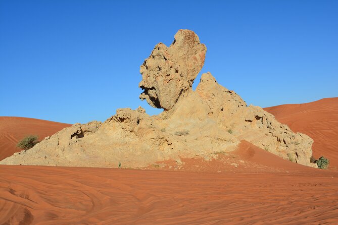 Mleiha Dubai Desert Safari with Stargazing and Dinner - Dune bashing: exciting, brief, and not for every stomach
