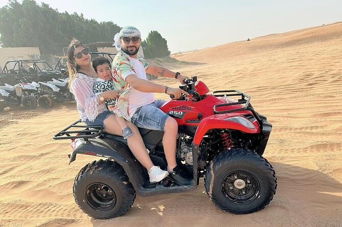 Morning Desert Safari, 25 Minutes ATV with 20 minutes Camel Ride - Why Lahbab’s red dunes make this morning different
