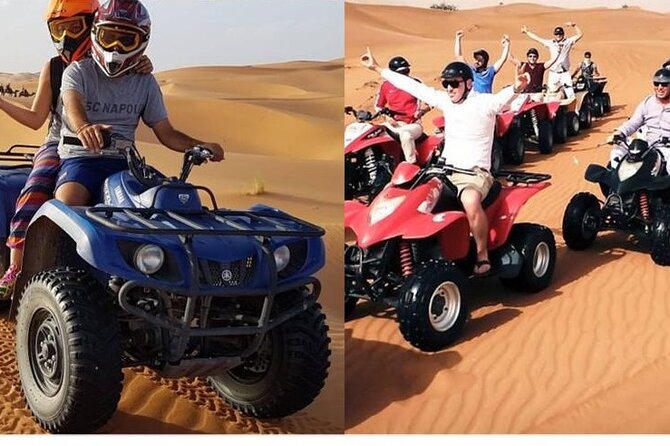 Morning Desert Safari, 25 Minutes ATV with 20 minutes Camel Ride - The photo stop is worth protecting