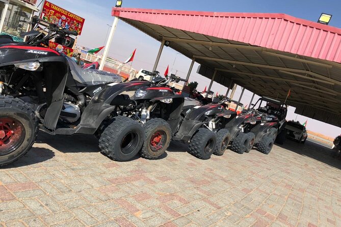 Morning Desert Safari, 25 Minutes ATV with 20 minutes Camel Ride - The 25-minute ATV ride gives you control