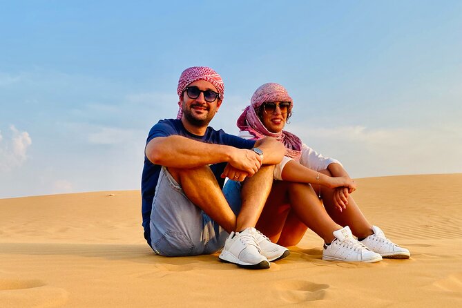 "Morning Desert Safari with Camel Farm visits & Arabic Treats" - Dune bashing across Lahbab’s red sand