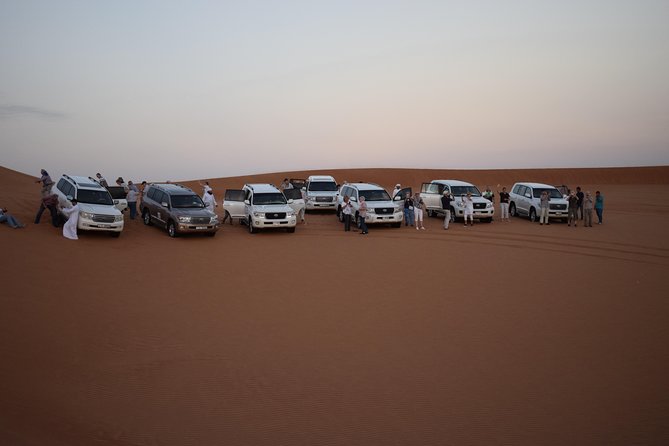 Morning Desert Safari with Camel Ride & Sand Boarding - Dune bashing across the red sand