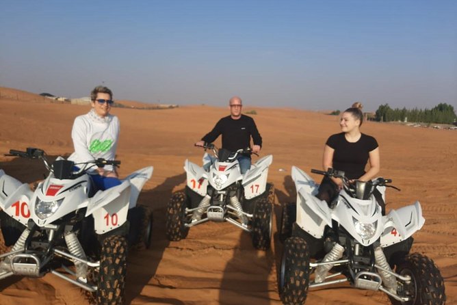 Morning Desert Safari With Quad Bike - Sandboarding is fun, but expect a workout