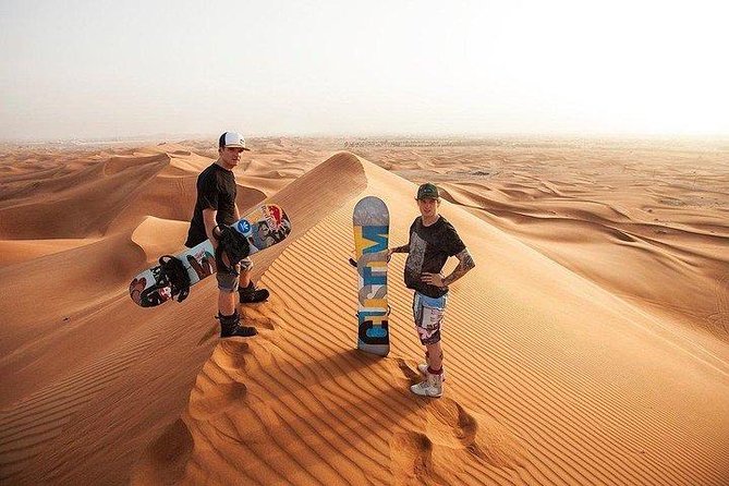 Morning Desert Safari with Quad Bike, Camel Ride & Sandboarding - The morning starts with a useful pickup service