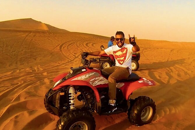 Morning Desert Safari with Quad Bike, Camel Ride & Sandboarding - Guide quality makes a real difference