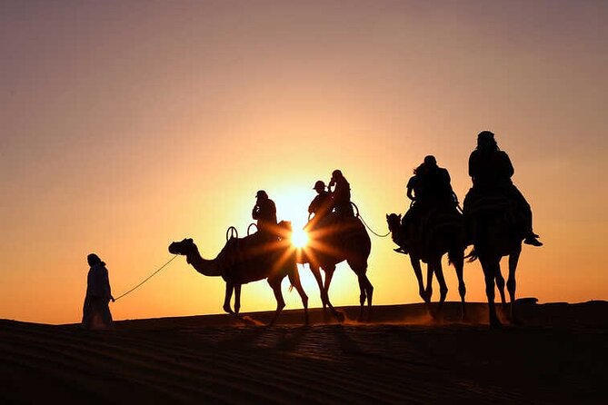 Morning Desert Safari with Quad Bike, Camel Ride & Sandboarding - Reaching Lahbab’s red dunes