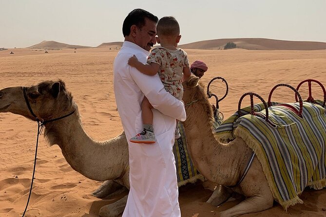 Morning Desert Thrill: Dune Bashing, 30min Quad Bike & Camel Ride - Camel riding and sandboarding