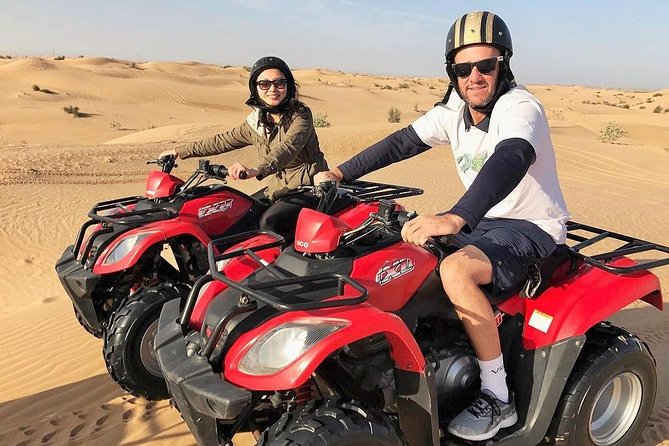 Morning Desert Thrill: Dune Bashing, 30min Quad Bike & Camel Ride - Who should book this outing