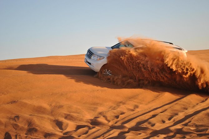Morning Dubai Desert Dune Bashing and Camel Ride - The desert camp and short camel ride
