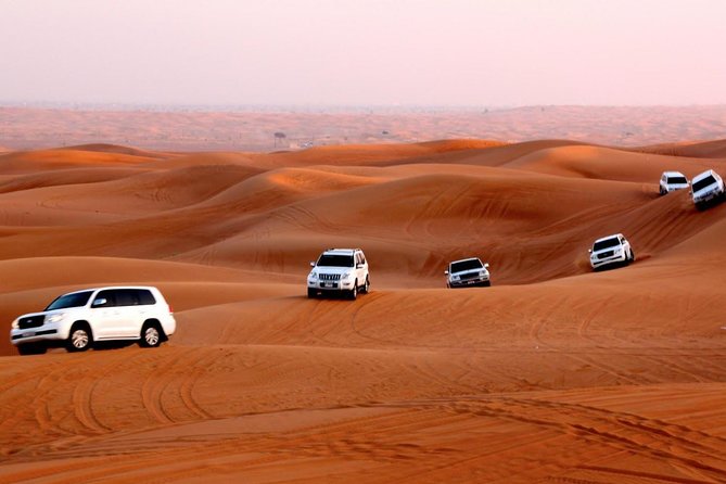Morning Dubai Desert Dune Bashing and Camel Ride - The 4x4 ride from Dubai to Lahbab