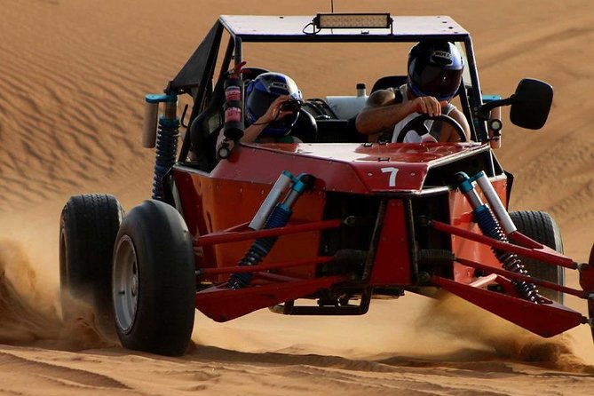 Morning Dune Buggy 1000cc Polarize open Desert - Photo and refreshment stops in the sand
