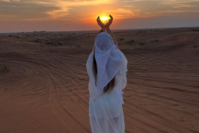 Morning Private Desert Safari - Sandboarding adds a playful challenge