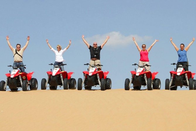 Morning Red Dunes Desert by Quad Bike, Dune Bashing, Camel Ride & Sandboarding - Why Lahbab’s red dunes are the right setting