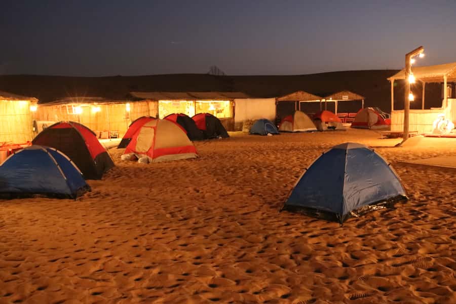Overnight Dubai Desert Safari with BBQ Dinner - Dune Driving and Sandboarding in Short Bursts