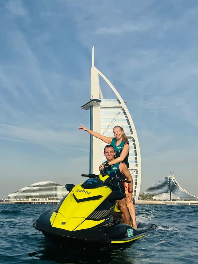 Palm Jumeirah: 1.5-Hour Guided Jet Ski Tour - Palm Jumeirah and Atlantis from the sea