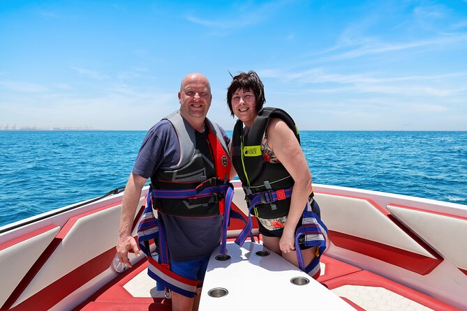 Parasailing in Dubai with Palm Jumeirah and JBR Beach views - Who will enjoy this most?