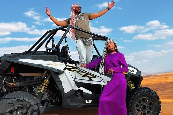 Polarize Dune Buggy 1000cc in Red Dunes Desert - From Dubai streets to Lahbab’s red sand