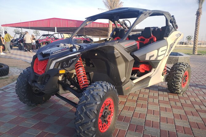 Polarize Dune Buggy 1000cc in Red Dunes Desert - Sandboarding, camel riding, and the camp pause